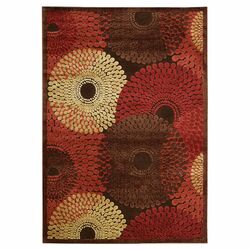 Graphic Illusions Brown Rug