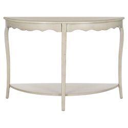 Christina Console Table in Eggshell