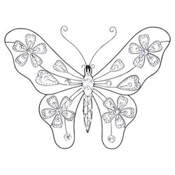 Creative Metal Acrylic Butterfly