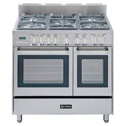 Double Dual Fuel Range in Stainless Steal