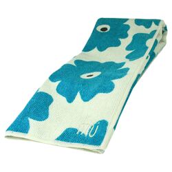 MUmodern Poppy Dish Towel in Blue (Set of 2)