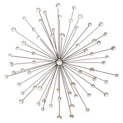 Metro Style Metal & Glass Bead Wall Décor Metro Style Metal & Glass Bead Wall Décor