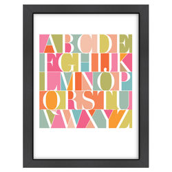 Colour Alphabet Wall Art Colour Alphabet Wall Art