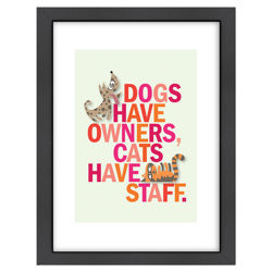 Dogs Have Owners Wall Art Dogs Have Owners Wall Art