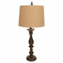 Table Lamp in Brown