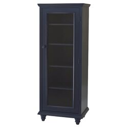 Outer Banks Curio Cabinet in Blue