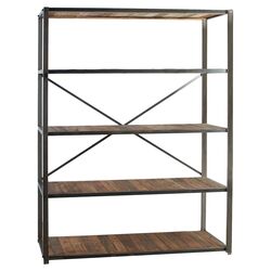 5 Shelf Storage Unit in Dark Brown
