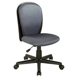 Mid Back Youth Desk Chair in Grey