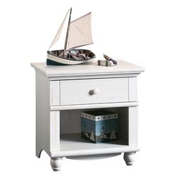 Harbor 1 Drawer Nightstand in Antiqued White