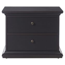 Somerset 2 Drawer Nightstand in Coffee