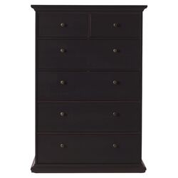 Somerset 6 Drawer Chest in Coffee