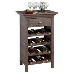 Falmouth 16 Bottle Wine Rack in Weathered Grey