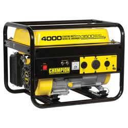 3,500 Watt Portable Generator in Yellow