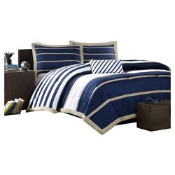 Ashton Comforter Set in Navy