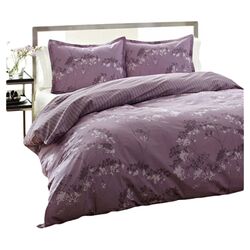 Blossom Duvet Set in Plum