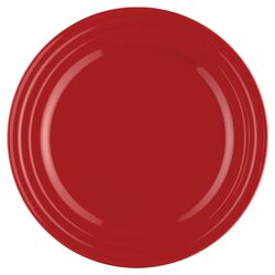Rachael Ray Double Ridge Dinner Plate in Red (Set of 4)