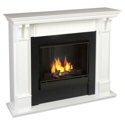 Ashley Gel Fuel Fireplace in White