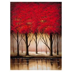 Serenade in Red Canvas Wall Art by Rio