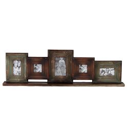 Multi-Photo Wood Picture Frame in Brown
