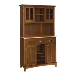 China Cabinet in Cottage Oak