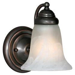 Abraham 1 Light Wall Sconce in Oil Rubbed Bronze