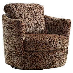 Accent Chair in Brown & Black