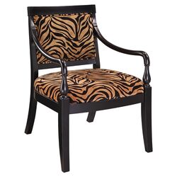 Fabric Armchair in Ebony Black