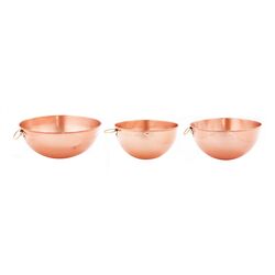 3 Piece Beating Bowls Set in Copper