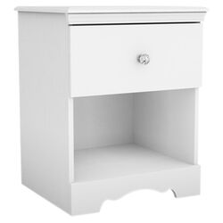 Crystal 1 Drawer Nightstand in Natural