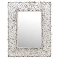 Artsy Wall Mirror in Silver