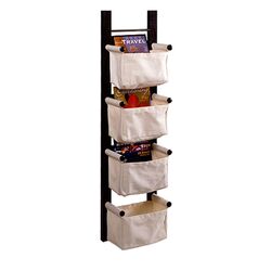 Linea Magazine Rack in Dark Espresso