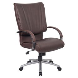 Mid-Back Leatherplus Executive Chair in Bomber Brown