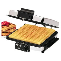 Grill & Waffle Maker in Silver