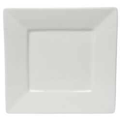 Whittier Square Plate in White (Set of 6)