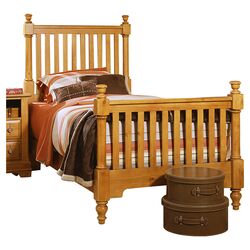 Cottage Slat Twin Bed in Pine