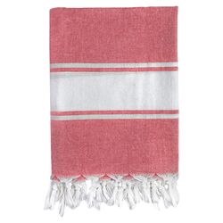 Fouta Bath Towel in Red