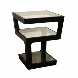Clara End Table in Black