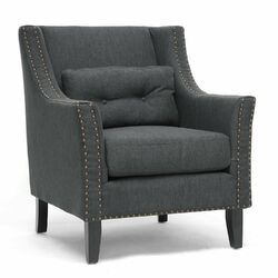 Albany Club Chair in Gray