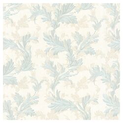 Juliet Scroll Wallpaper in Light Green