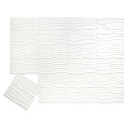 Tierra 12 Tile Wall Flats in White