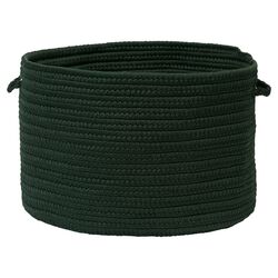 Boca Raton Utility Basket in Dark Green