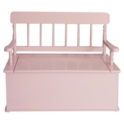 Simply Classic Children's Storage Bench in Pink