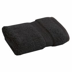 Egyptian Cotton Face Towel in Black (Set of 6)