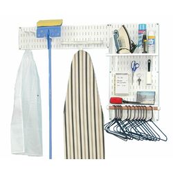 Laundry Room Organizer Kit in White