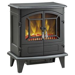 Phoenix 400 Square Foot Electric Fireplace Stove in Black