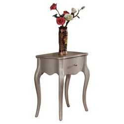 Samos End Table in Sliver