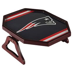 New England Patriots Armchair Quarterback Tray in Brown