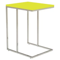 Posta End Table in Yellow