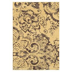 Mosaic Cream & Brown 5' x 8' Rug