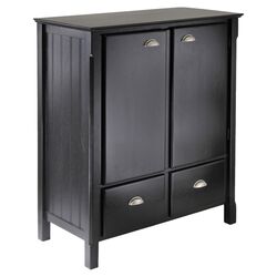 Timber Dining Cabinet in Black